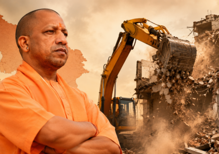 Yogi Adityanath Bulldozer Policy: How a Demolition Tool Became a Political Symbol featured image.