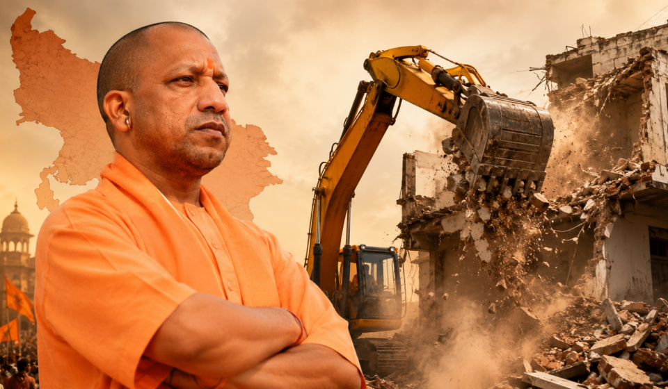 Yogi Adityanath Bulldozer Policy: How a Demolition Tool Became a Political Symbol featured image.