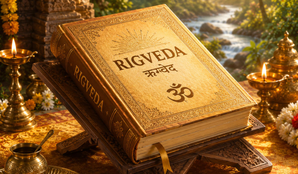 The Rigveda: The Book of Hymns That Began Indian Civilisation image - ChatGPT Image Jul 11, 2026, 11_44_43 AM.