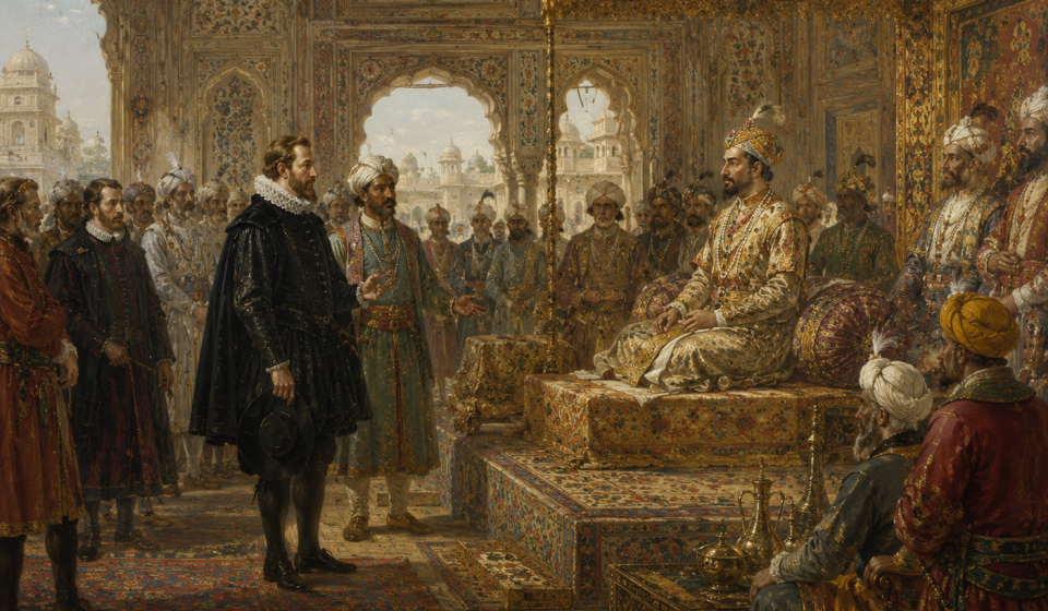 Sir Thomas Roe at the Court of Jahangir: An Ambassador Among Emperors image - ChatGPT Image Jul 12, 2026, 10_27_36 AM.