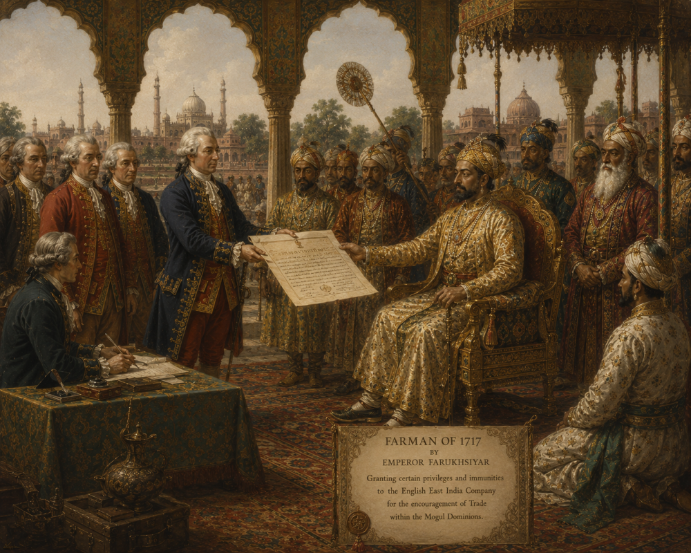 The Farman of 1717: The Emperor’s Gift That Poisoned Bengal