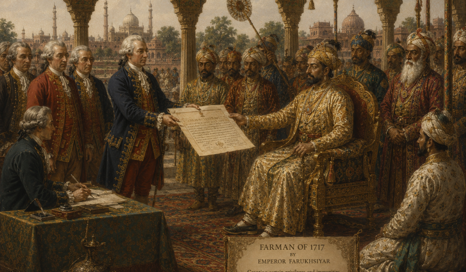 The Farman of 1717: The Emperor’s Gift That Poisoned Bengal image - ChatGPT Image Jul 12, 2026, 10_28_20 AM.