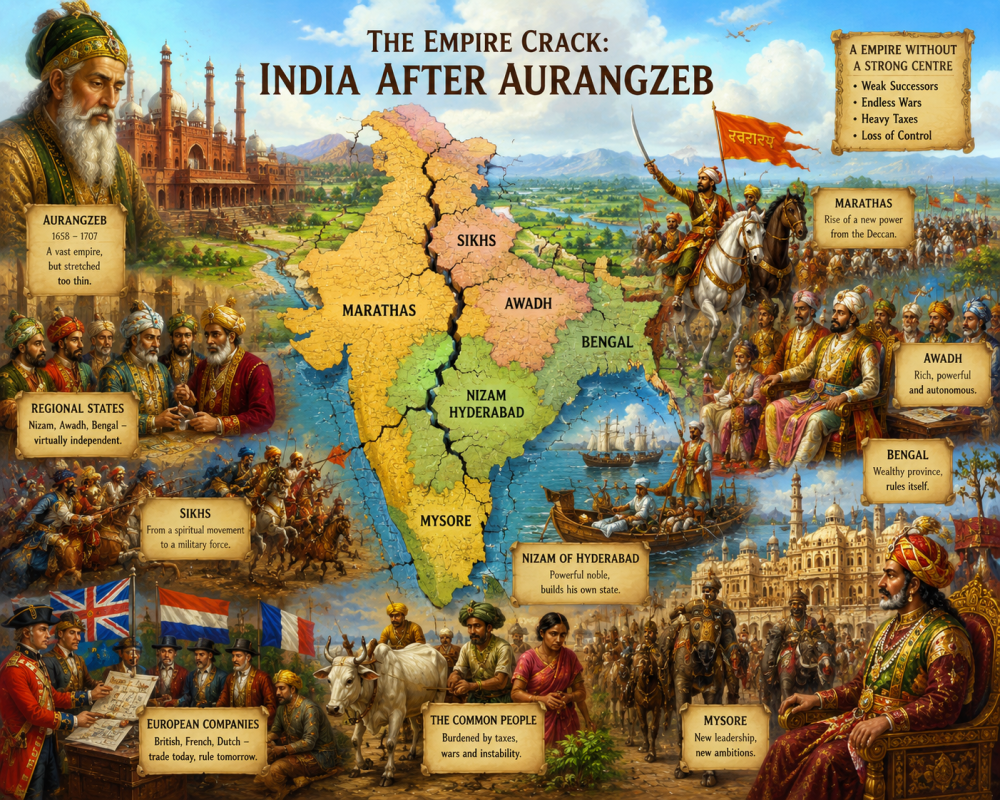 The Empire Cracks: India After Aurangzeb