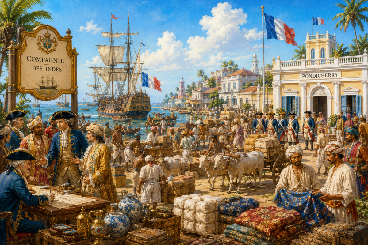 The French Arrive: Pondicherry and the Compagnie des Indes