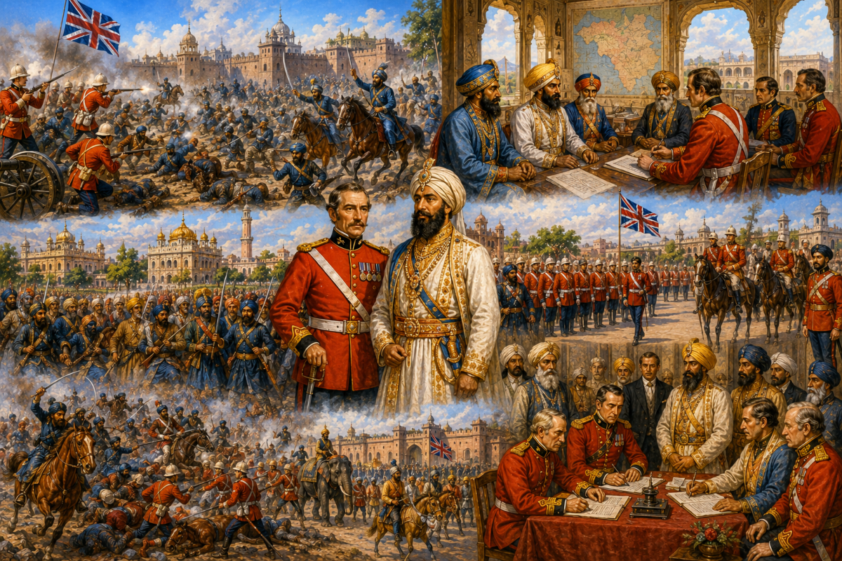 The Anglo Sikh Wars and the Annexation of Punjab