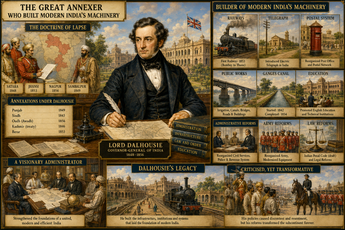 Dalhousie: The Great Annexer Who Built Modern India’s Machinery