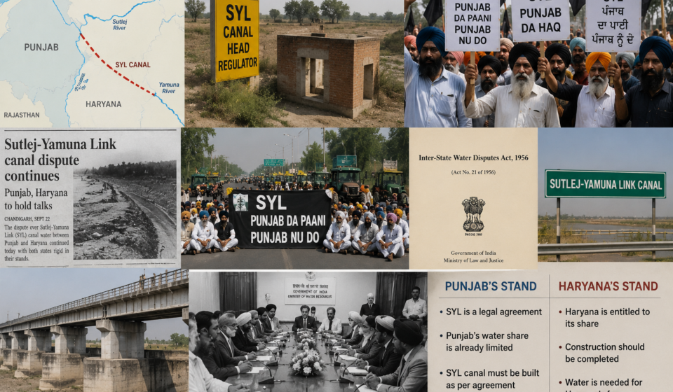 Rivers of Discord: The SYL Canal and the Waters Dispute featured image for The Indic Journal.