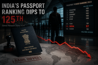 India’s Passport Ranking Dips to 125th in 2026 Global Index