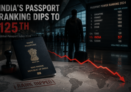 India’s Passport Ranking Dips to 125th in 2026 Global Index featured image for The Indic Journal.