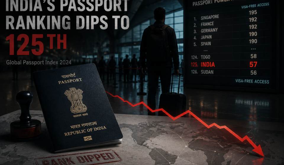 India’s Passport Ranking Dips to 125th in 2026 Global Index featured image for The Indic Journal.