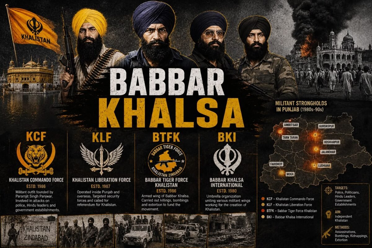 Babbar Khalsa, KCF, KLF, BTFK: Mapping the Militant Groups