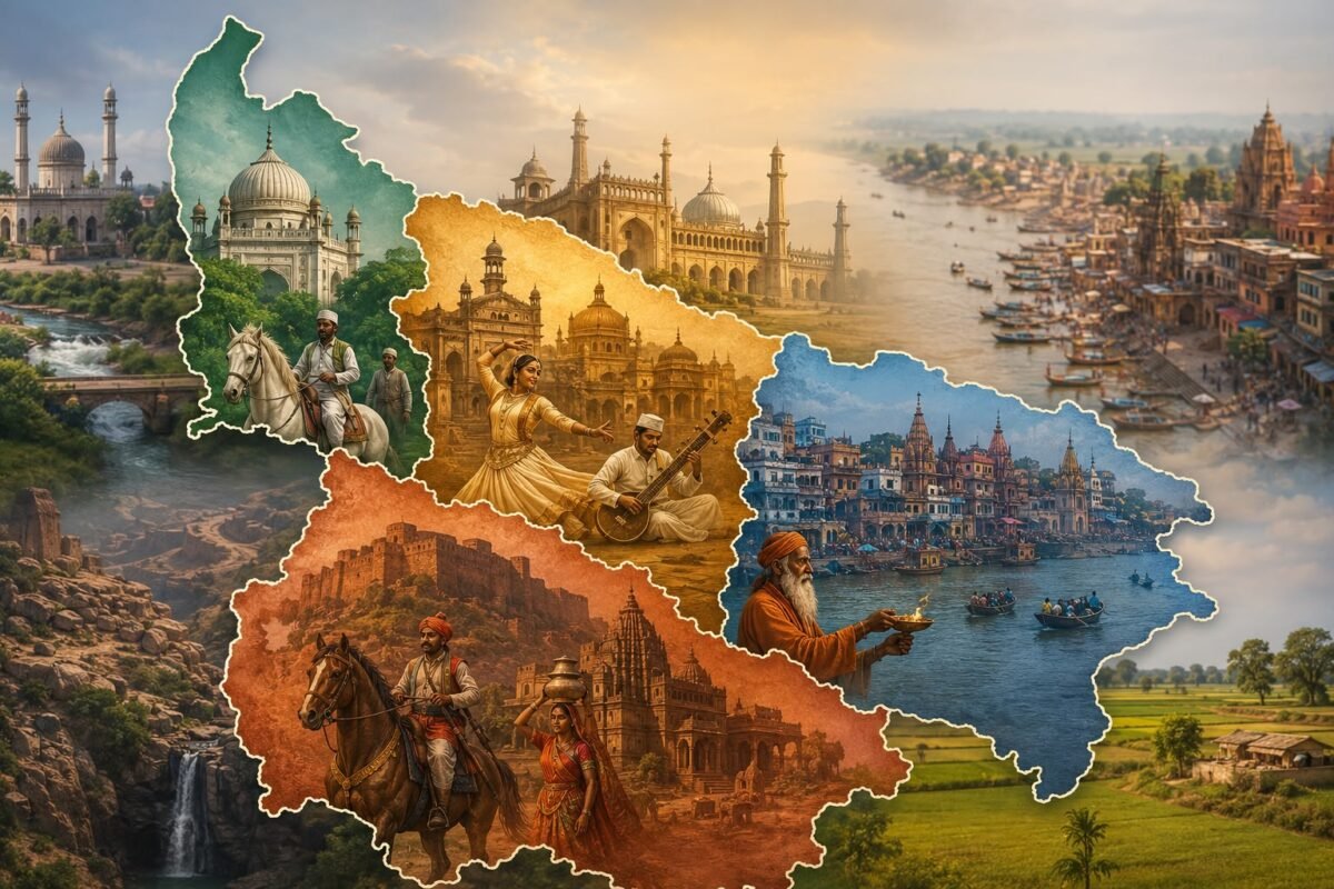 Purvanchal, Awadh, Rohilkhand, Bundelkhand: The Four Countries Inside UP