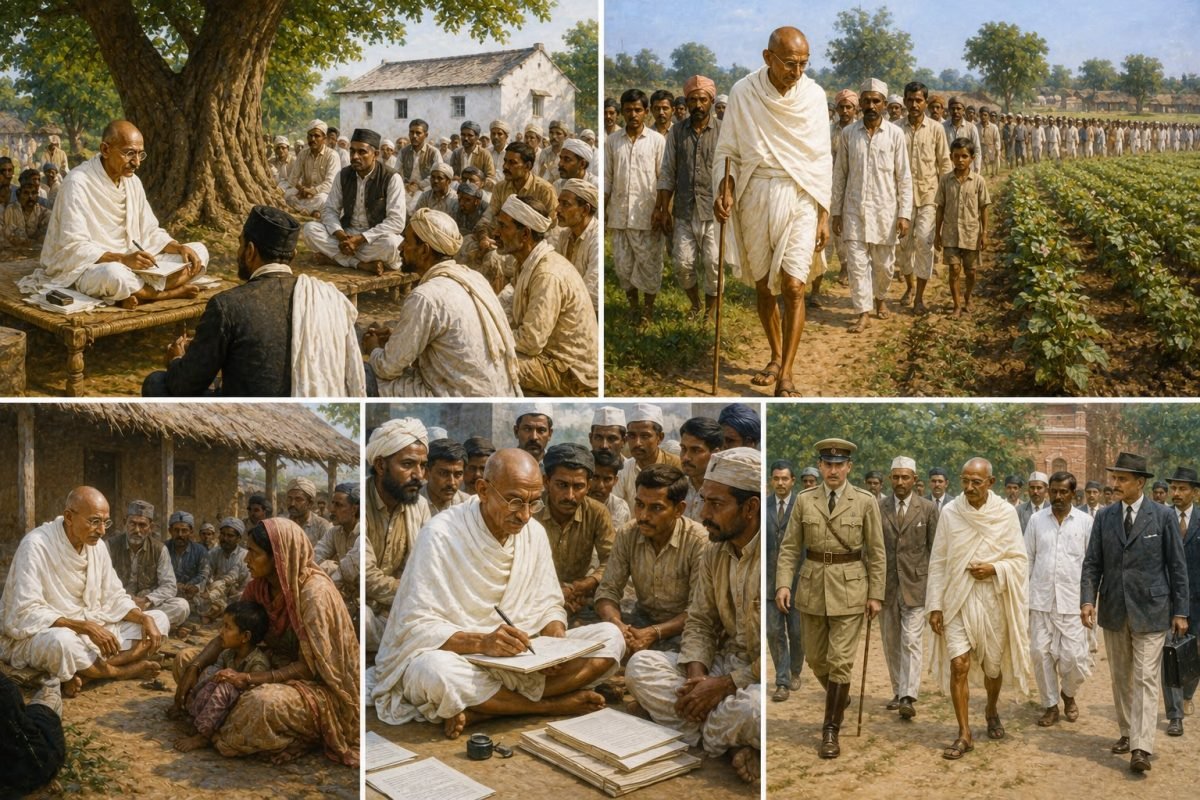 Champaran 1917: The Indigo Fields Where Gandhi Found India