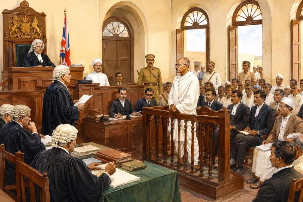 The Great Trial of 1922: Gandhi in the Dock at Ahmedabad
