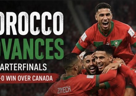 Morocco Advances to Quarterfinals with 3-0 Win Over Canada featured image for The Indic Journal.
