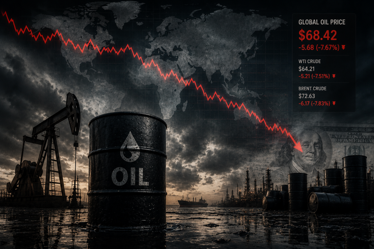 Global Oil Prices Slide Amid Supply Surge, Iran Deal Hopes