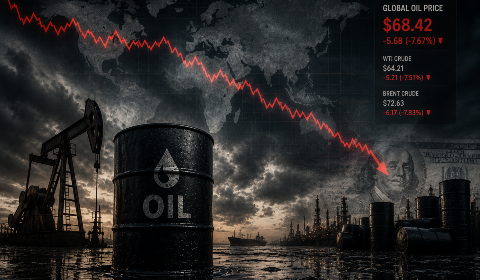 Global Oil Prices Slide Amid Supply Surge, Iran Deal Hopes featured image for The Indic Journal.