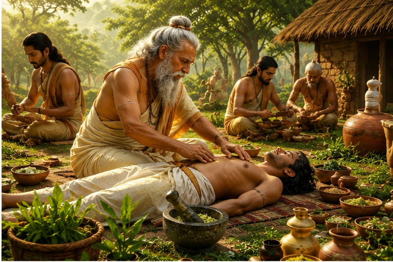 The Atharvaveda and the Birth of Indian Medicine: From Fever Charms to Ayurveda