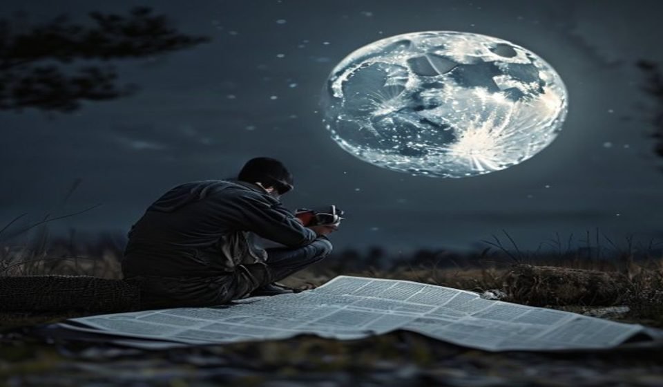 Editorial illustration: Buck Moon Viewing and Photography Tips Emerge