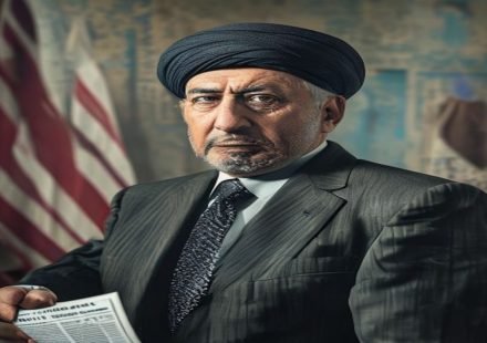 Editorial illustration: Iran's Araghchi Warned Trump's Envoy of Imminent Bombing Threat