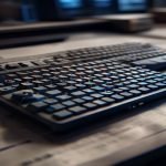 Editorial illustration: OpenAI Unveils First Hardware, a Mini Keyboard for Codex AI
