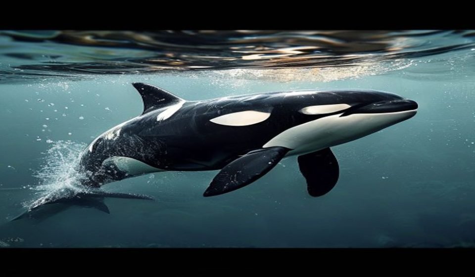 Editorial illustration: Orca Tahlequah's Poignant 'Tour of Grief' Resonates Globally