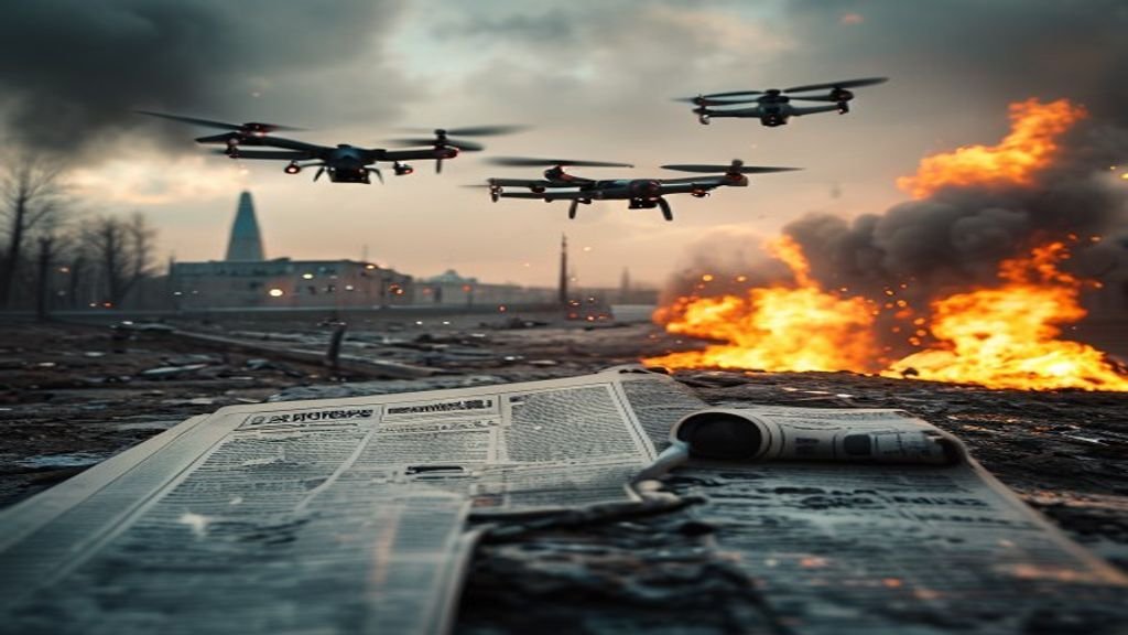 Ukrainian Drone Strikes Kill Seven, Ignite Moscow Oil Depot Fire