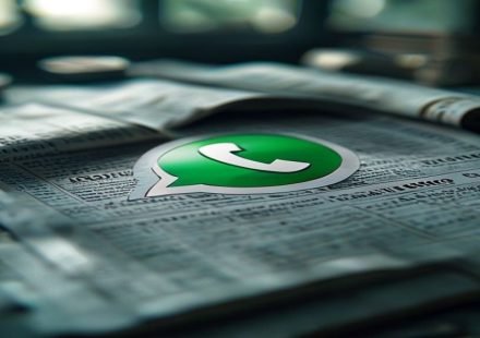 Editorial illustration: WhatsApp Overtakes CRED Amidst UPI's Global Surge
