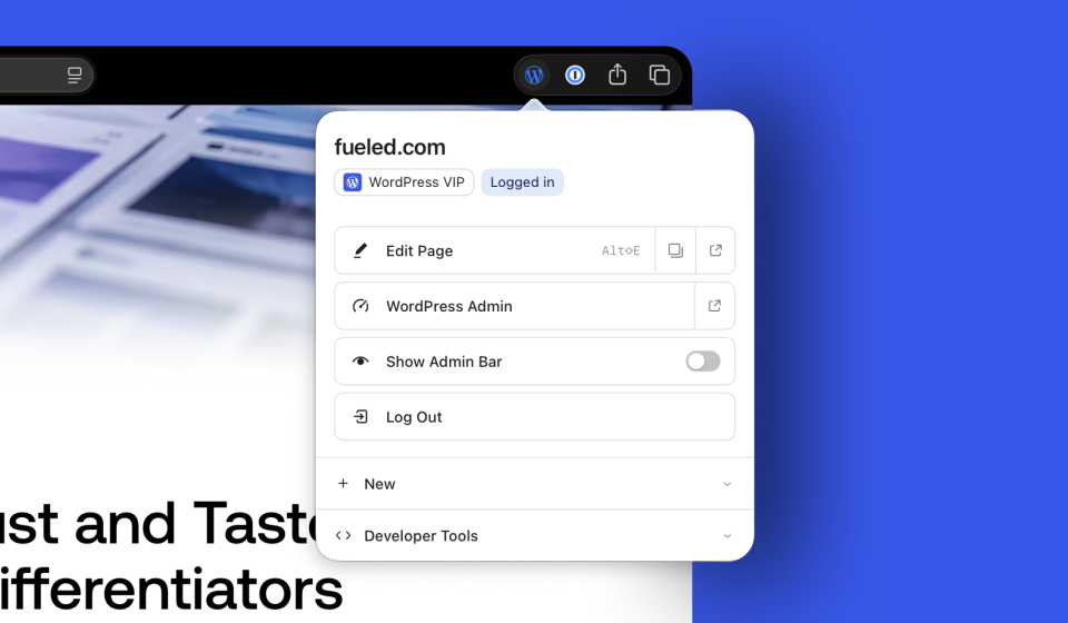WordPress.org blog: Introducing the WordPress Browser Extension image - WordPress.org blog: Introducing the WordPress.