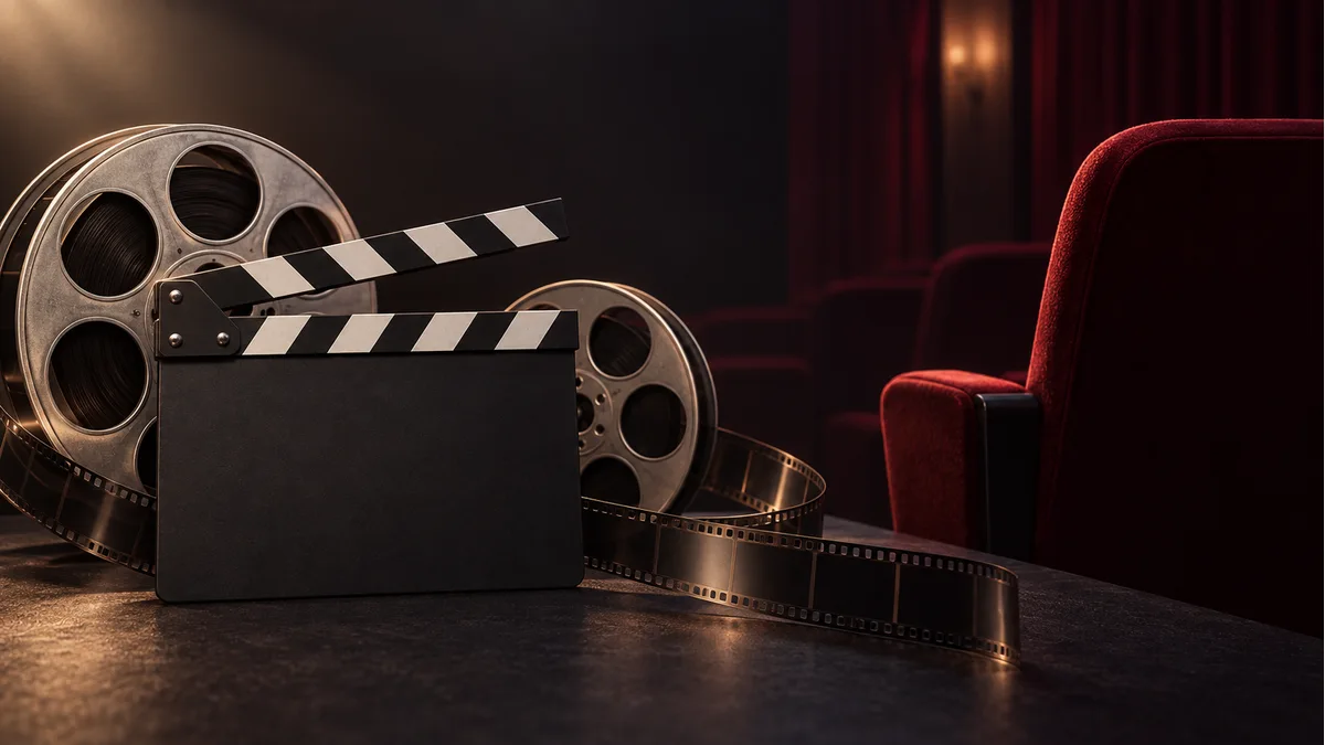 AI-generated representative illustration of cinema; not an event photograph.