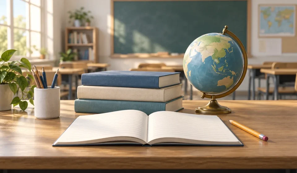AI-generated representative illustration of education; not an event photograph.