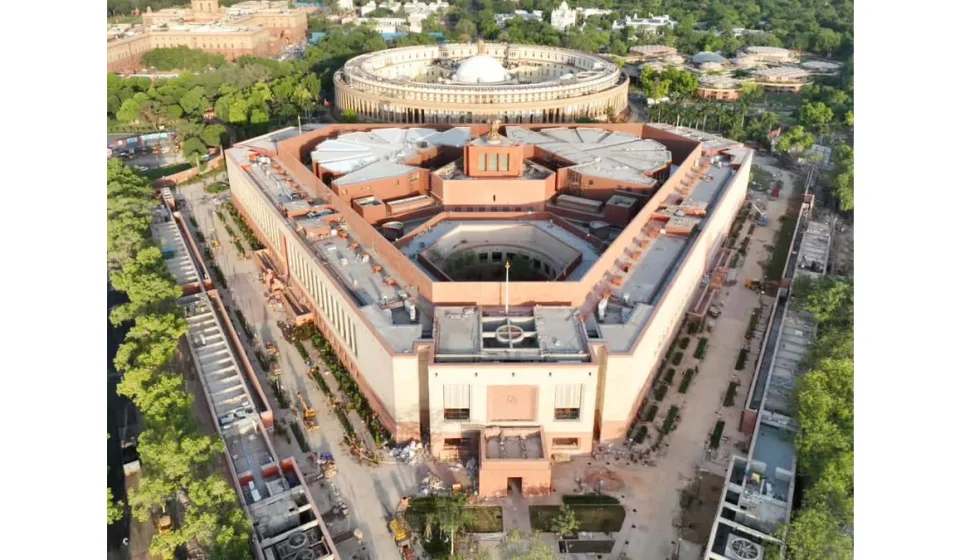 File photograph: Parliament of India — new building.