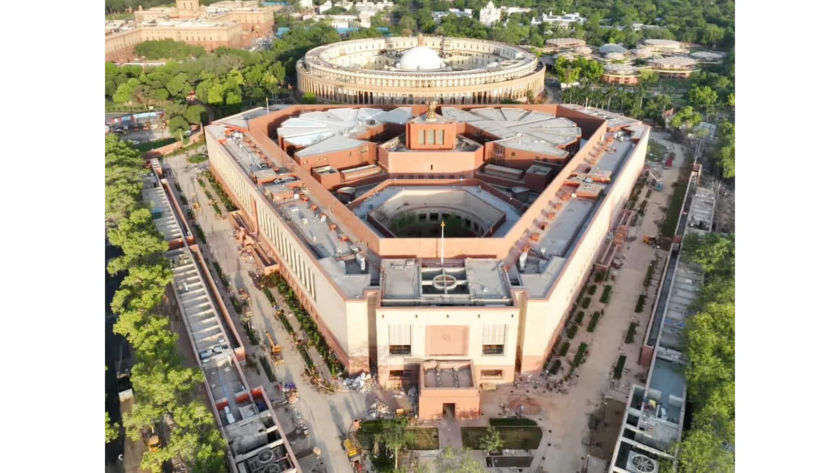 File photograph: Parliament of India — new building.