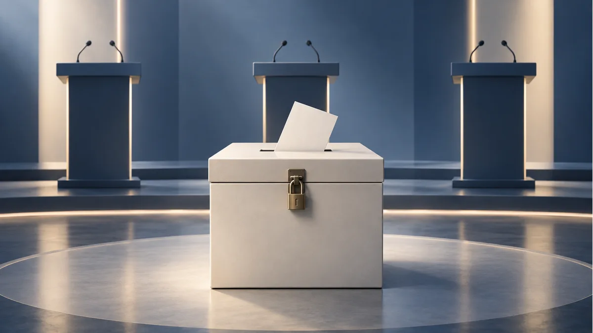AI-generated representative illustration of politics and elections; not an event photograph.