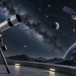 AI-generated representative illustration of space science; not an event photograph.