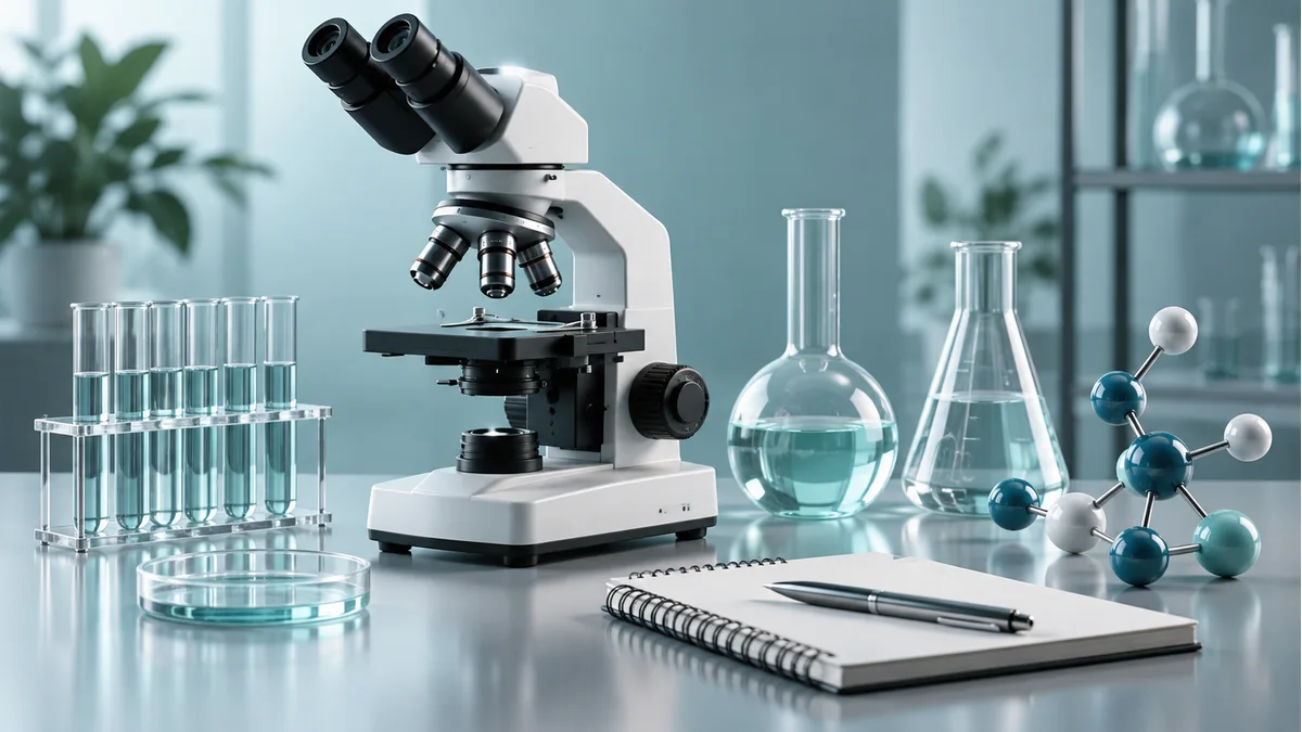 AI-generated representative illustration of science and research; not an event photograph.