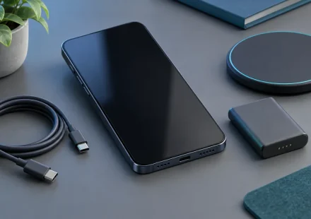 AI-generated representative illustration of smartphones; not an event photograph.